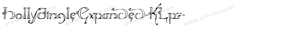 HollyJingleExpanded-KLp7字体转换 HollyJingleExpanded-KLp7字体转换