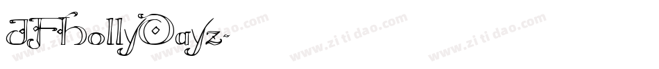JFHollyDayz字体转换