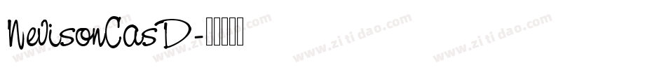 NevisonCasD字体转换