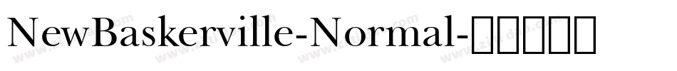 NewBaskerville-Normal字体转换