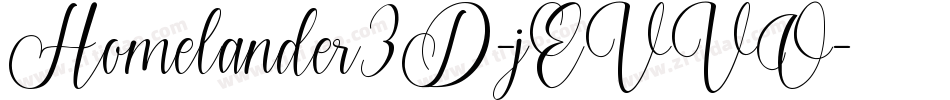 Homelander3D-jEVVO字体转换