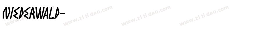 Niederwald字体转换