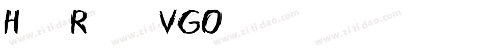 HorobiRegular-VGOlz字体转换