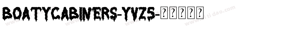 Boatycabiners-yVz5字体转换