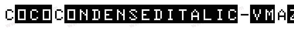 CocoCondenseditalic-vmAz7字体转换