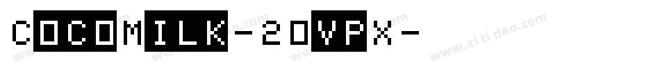 CocoMilk-2OvpX字体转换