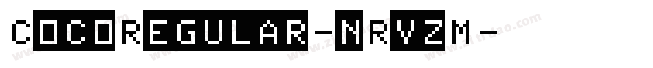 CocoRegular-nRvzM字体转换