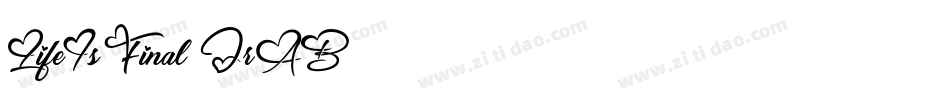 LifeIsFinal-JrAB字体转换