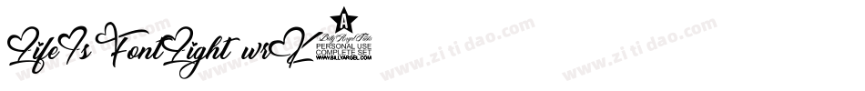LifeIsFontLight-wrK9字体转换