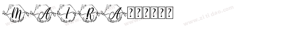 Maira字体转换