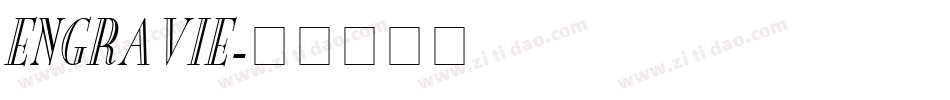 ENGRAVIE字体转换