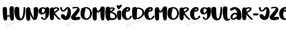 HungryZombieDemoRegular-YzEX4字体转换 HungryZombieDemoRegular-YzEX4字体转换