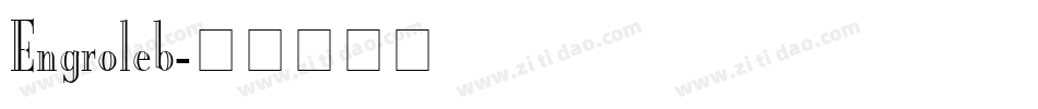 Engroleb字体转换