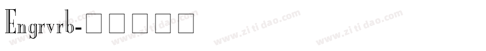 Engrvrb字体转换