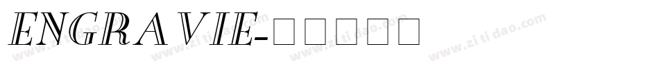 ENGRAVIE字体转换