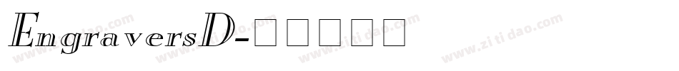 EngraversD字体转换