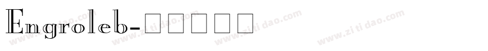 Engroleb字体转换