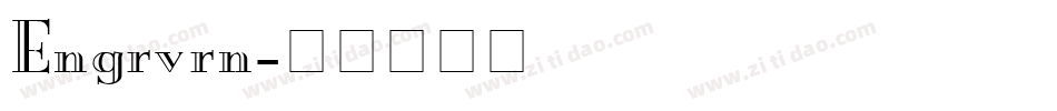 Engrvrn字体转换