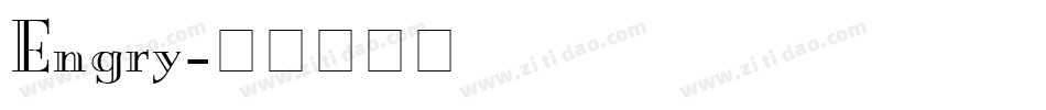 Engry字体转换