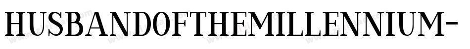 HusbandOfTheMillennium-4YV6字体转换