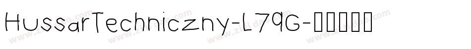 HussarTechniczny-L7qG字体转换