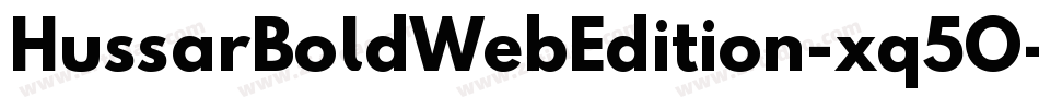 HussarBoldWebEdition-xq5O字体转换