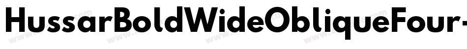 HussarBoldWideObliqueFour-9P8j字体转换