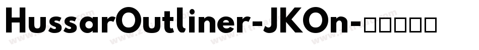 HussarOutliner-JKOn字体转换