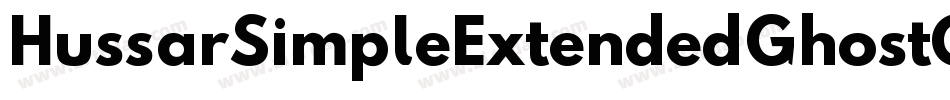 HussarSimpleExtendedGhostOppositeobliqueThree-Ya8q字体转换