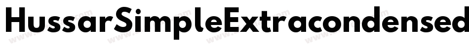 HussarSimpleExtracondensedGhostOppositeobliqueThree-Ka5W字体转换