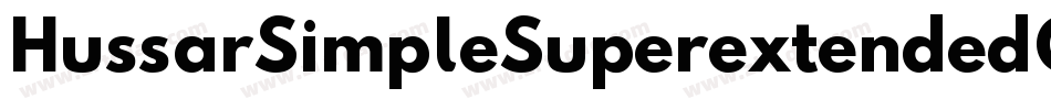 HussarSimpleSuperextendedGhost-ndyY字体转换