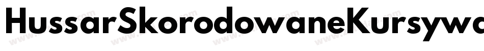 HussarSkorodowaneKursywa-Z8x8字体转换