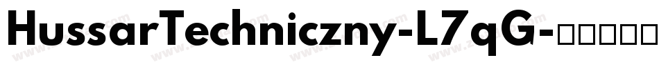 HussarTechniczny-L7qG字体转换