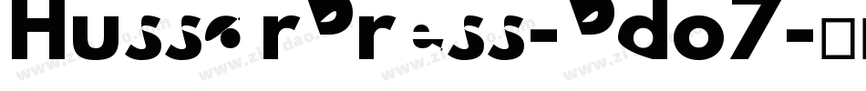 HussarPress-Pdo7字体转换