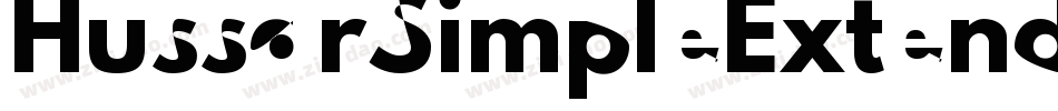 HussarSimpleExtendedGhostOppositeobliqueThree-Ya8q字体转换