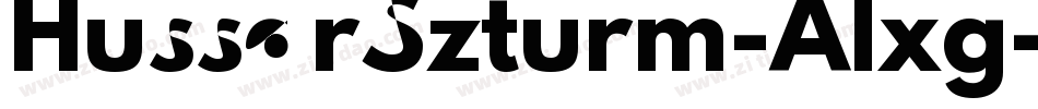 HussarSzturm-Alxg字体转换