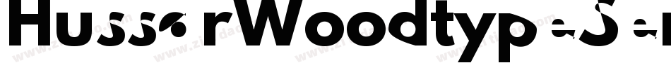 HussarWoodtypeSemibold-0qGd字体转换