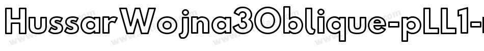 HussarWojna3Oblique-pLL1字体转换