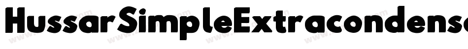HussarSimpleExtracondensedGhostOppositeobliqueThree-Ka5W字体转换