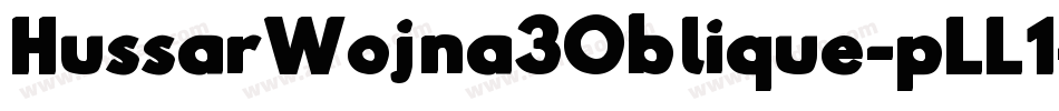 HussarWojna3Oblique-pLL1字体转换