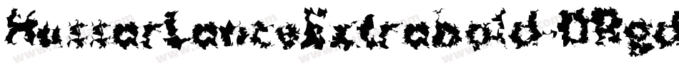 HussarLanceExtrabold-DRgd字体转换