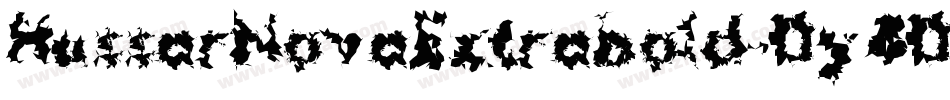 HussarNovaExtrabold-Dy4D字体转换