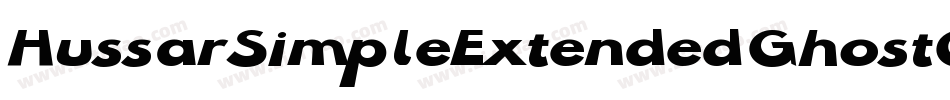 HussarSimpleExtendedGhostOppositeobliqueThree-Ya8q字体转换