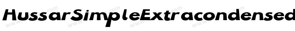 HussarSimpleExtracondensedGhost-rqVx字体转换