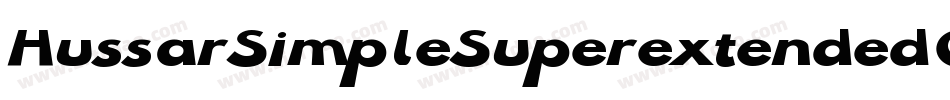 HussarSimpleSuperextendedGhostOppositeoblique3-RGz3字体转换