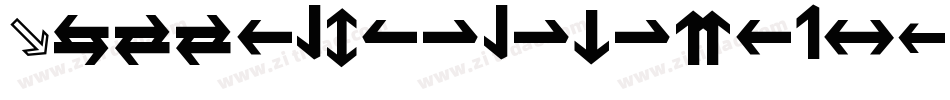 HussarSkorodowaneKursywa-Z8x8字体转换