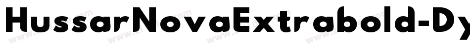 HussarNovaExtrabold-Dy4D字体转换