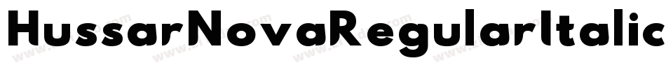 HussarNovaRegularItalic-VJwl字体转换