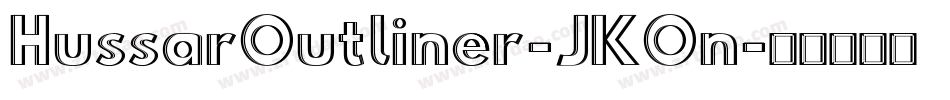 HussarOutliner-JKOn字体转换