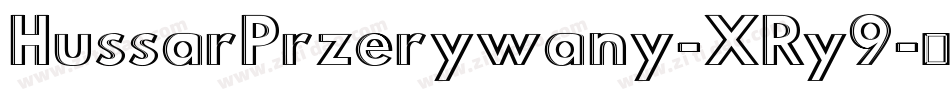 HussarPrzerywany-XRy9字体转换